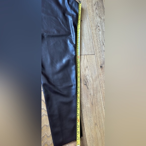 Joie Faux Leather Leggings in Espresso size Large NWT - Picture 12 of 13